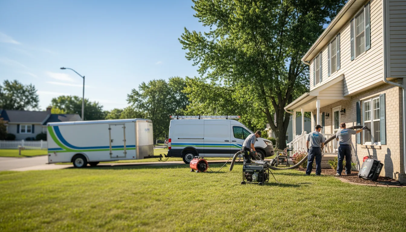Flooded Basement Restoration And Cleanup With Repair in Cottonwood Falls, KS near me